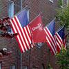 US and Temple Flags