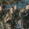 ROTC Members marching