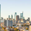 Morgan Hall and Philadelphia Skyline